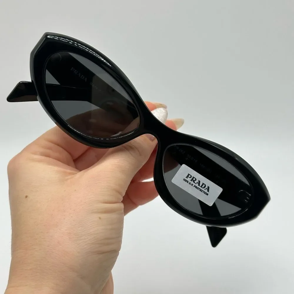 Prada Black Cat-Eye Sunglasses
